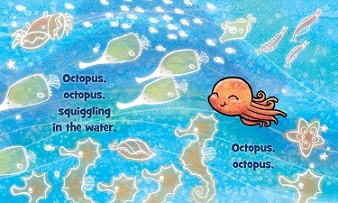 slippery fish book picture of octopus