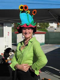 Each of us is a Flower - with Flower Hat at Launch Preschool in LA