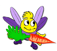 Hug Bug Springtime with her favourite vegetable, carrots!