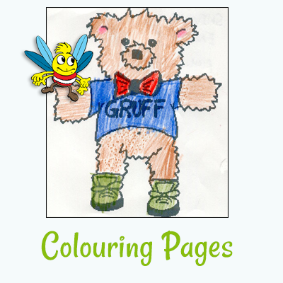 Hug Bug Club Colouring Pages