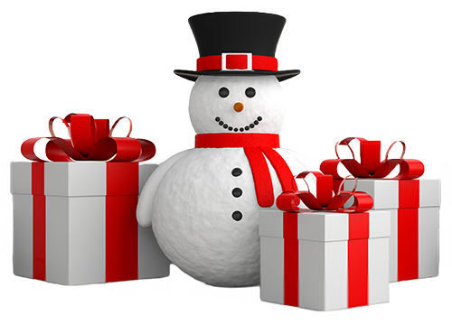Snowman with Presents [Image © Adobe Stock / Rawf8]